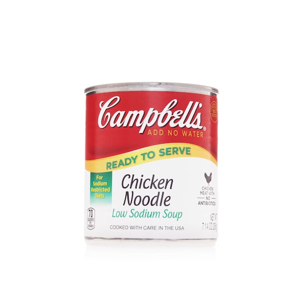Campbells Ready To Serve Easy Open Low Sodium Chicken Noodle Soup 7.25 oz., PK24 000000614 - main
